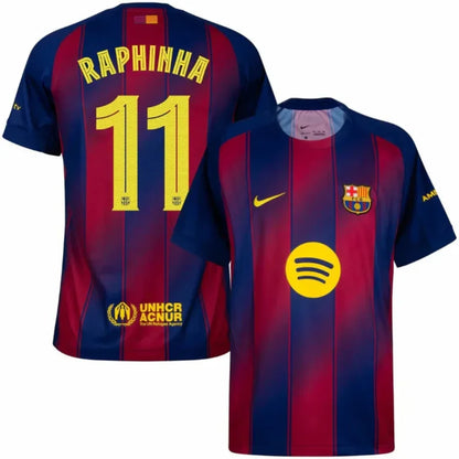 Kit 3 Fan Jerseys Barcelona Home,Away e Third 2025/26