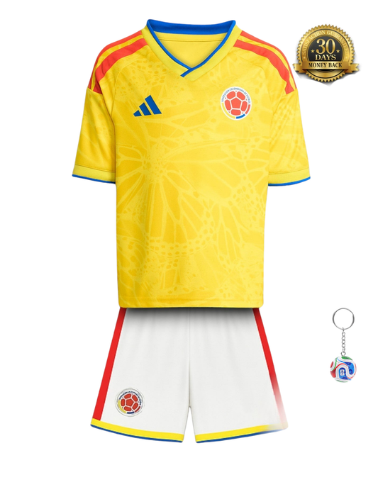 Kit Kids Colombia World Cup 2026 Jersey
