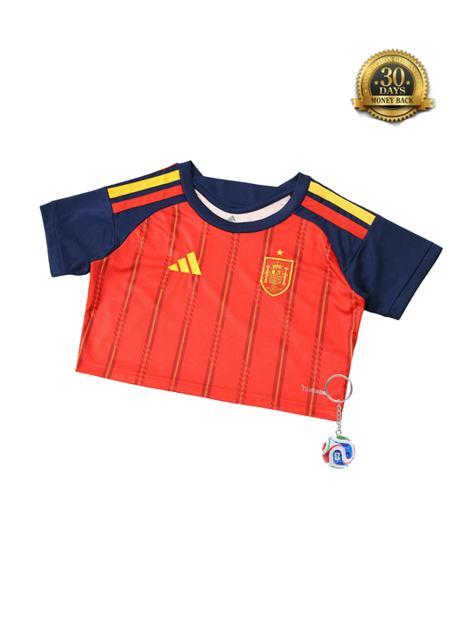 Spain World Cup 2026 Cropped - Women's