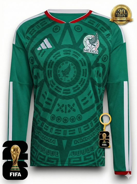 Mexico World Cup 2026 Jersey Player Version - Long Sleeve