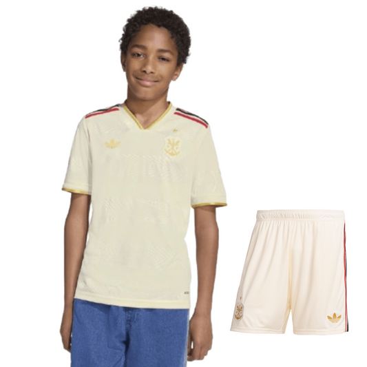 Flamengo Kids' Kit, Jersey 3 Adidas 2025