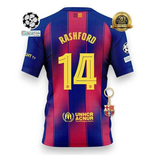 Barcelona Home Jersey 2025/26 - RASHFORD #14